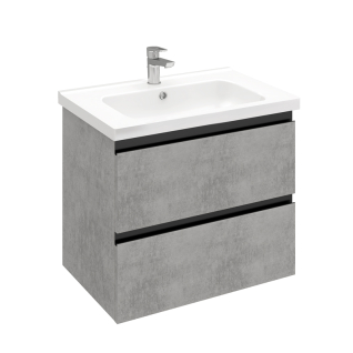 Тумба подвесная Electra 70 под умывальник Creavit Ideal 70, хромикс серебро