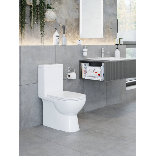 Умывальник Quadro 60 мебельный встраиваемый в столешницу, белый