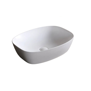 Умывальник накладной 51х39, прямоугольный, белый, CR0064