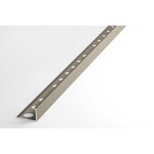 Профиль алюминиевый L-образный окантовочный шампань ПК 01-12.2700.042л