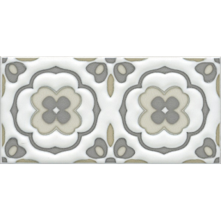 Клемансо орнамент 7,4x15 декор матовый STG\A617\16000