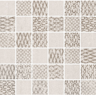 Про Дабл бежевый светлый 30x30 мозаика матовый DD2015\MM