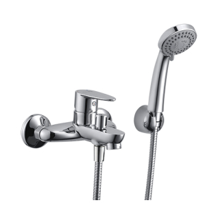 Смеситель для ванны и душа Leine 3501 с коротким изливом