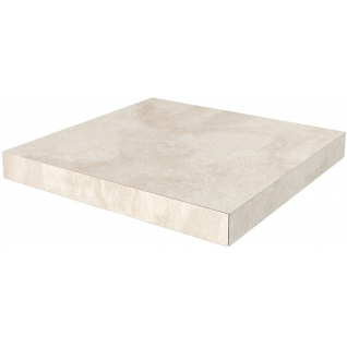 Роверелла бежевый светлый 33x33 ступень угловая клееная матовый DL500620R\GCA