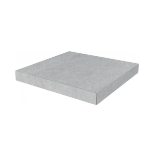 Фондамента пепельный светлый 33x33 ступень угловая клееная матовый DL500720R\GCA