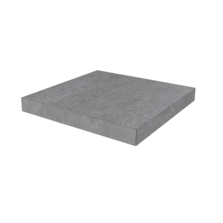 Фондамента серый 33x33 ступень угловая клееная матовый DL500920R\GCA