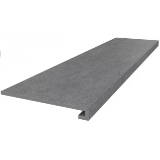 Фондамента серый темный 33x119,5 ступень фронтальная клееная матовый DL501020R\GCF