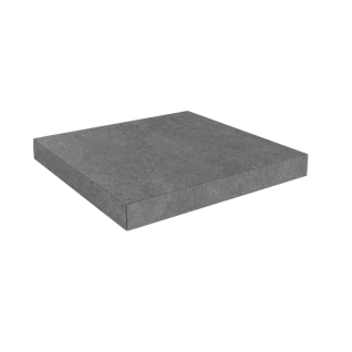 Фондамента пепельный 33x33 ступень угловая клееная матовый DL501120R\GCA