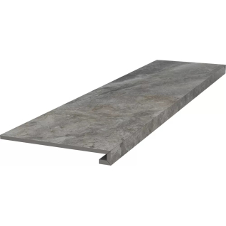 Гриджио серый 33x119,5 ступень фронтальная клееная матовый DL502820R\GCF