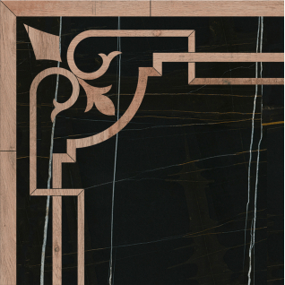 Греппи наборный 60x60 декор лаппатированный ID115T