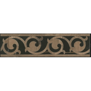 Греппи наборный 15,5x60 бордюр лаппатированный ID121T