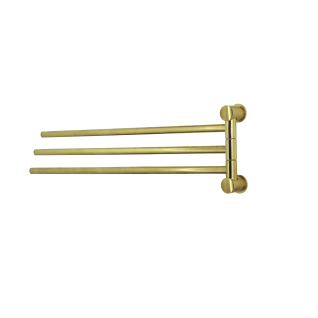 K-1033BRUSHED GOLD Держатель полотенец тройной