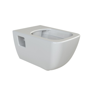 Унитаз подвесной Aqua безободковый белый без сиденья