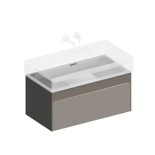Тумба подвесная Logica 90 под умывальник песчаный