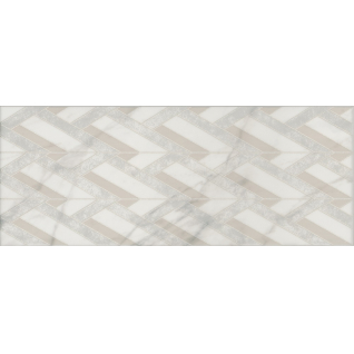 Алькала белый 20x50 декор глянцевый MLD\A97\7198