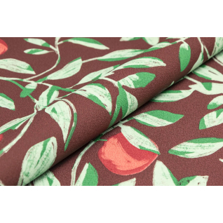 Обои виниловые Шафран мотив красный, апельсины KM8504