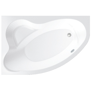 Ванна акриловая ROSA левая, с ножками Standard, BH-RA-101-150L/St + Панель д/ванны Rosa 150 L/P с крепл, BH-RA-150L/P, BONITO HOME, Польша