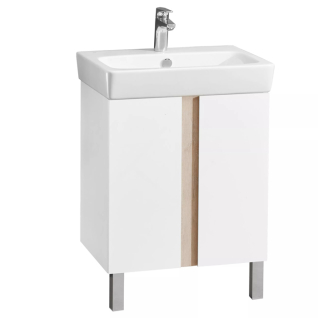 Тумба-умывальник Кантри 60 Белый/Дуб Верона