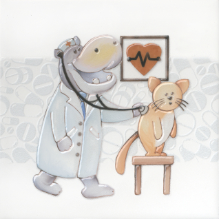 Айболит 1 20x20 декор комбинированный VT\A501\5009