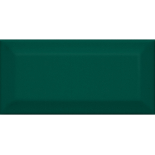 Клемансо грань зеленый 7,4x15 плитка глянцевый 16058