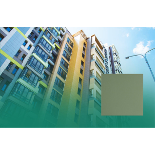 Уральские фасады UF007MR керамогранит зеленый 60х120