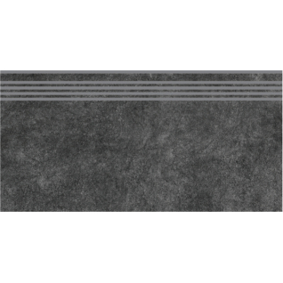 Королевская дорога черный 30x60 ступень фронтальная матовый SG615020R\GR