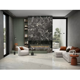 Риальто черный 33x80 ступень фронтальная клееная матовый SG850790R\GCF