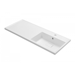 Умывальник Лайн 120 правый, белый