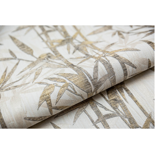 Обои виниловые Бамбук мотив беж светлый, золото KM5002