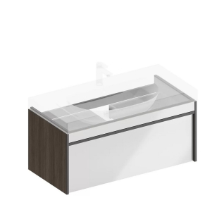 Тумба подвесная Modula 100 см, цвет арабика