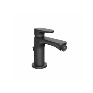 Смеситель для биде OLE однорычажный с донным клапаном, матовый черный 69425KM.01.093																														