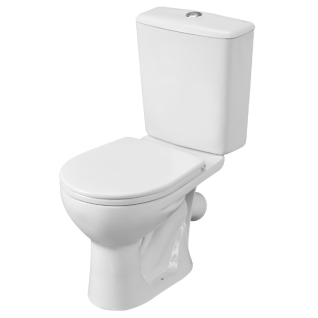 Унитаз-компакт Орион (косой вып., ниж.под., антивсплеск, однореж. арм. 6 л, п/пропил.сид) белый, 1с 1P4008S0000BF