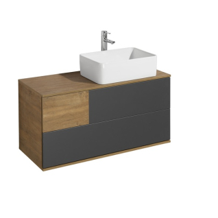 Тумба подвесная Терра 105 Дуб Кантри/Антрацит