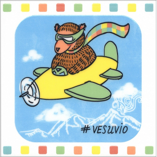 Большое путешествие "Везувий" 20x20 декор глянцевый NT\A143\5009