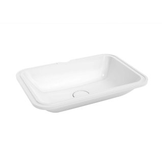 Умывальник Plaza 55x36 встраиваемый снизу без отверстия под смеситель  PLR.wbu.55