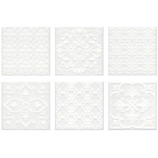 Суррей белый 20x20 плитка глянцевый 5226