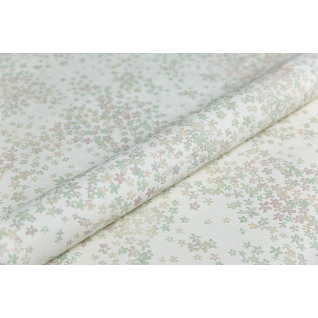 Обои виниловые Апрель мотив 1 белый цветной KM7505