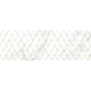 Camelot Tact белый 20x60 декор глянцевый