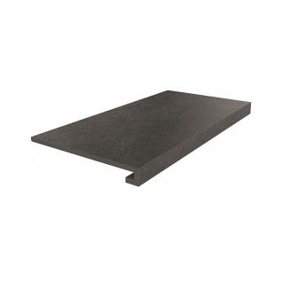 Про Стоун черный 33x60 ступень фронтальная клееная матовый DD600720R\GCF