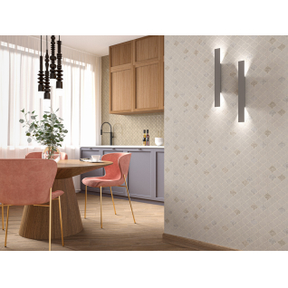 Обои виниловые Арабески мотив серый KM5203