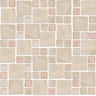 Риальто Антика мозаичный 4 бежевый светлый 30x30 декор матовый MBD006