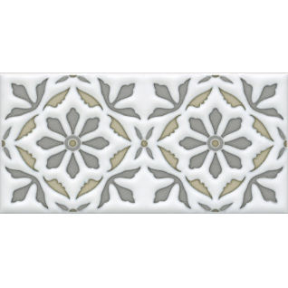 Клемансо орнамент 7,4x15 декор матовый STG\A618\16000