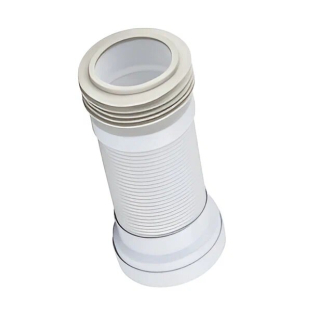 Труба для унитаза гофрированная L250-500 мм, D110 мм, CT9868