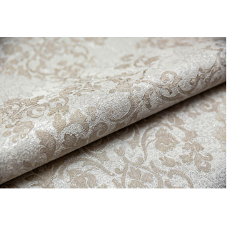 Обои виниловые Флора мотив серый, бежевый KM5404