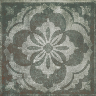 Mandala Cian 19,6x19,6 керамический гранит матовый карвинг