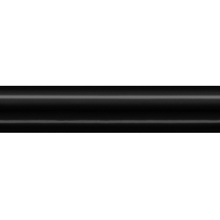 Граньяно багет черный 3x15 бордюр глянцевый BLD012