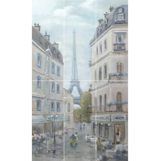 Кантри Шик Париж 60x100 панно матовый VB\A14\6x\7071