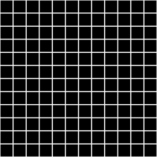Темари черный 29,8x29,8 мозаика матовый 20071