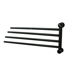 K-1034BLACK Держатель полотенец четверной