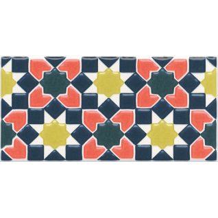 Алькасар 7,4x15 декор глянцевый HGD\A326\16000